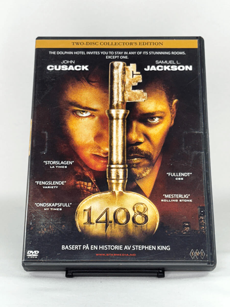 DVD-forside til filmen 1408
Originalt cover brukt for produktbilde i nettbutikken Brukbar Film