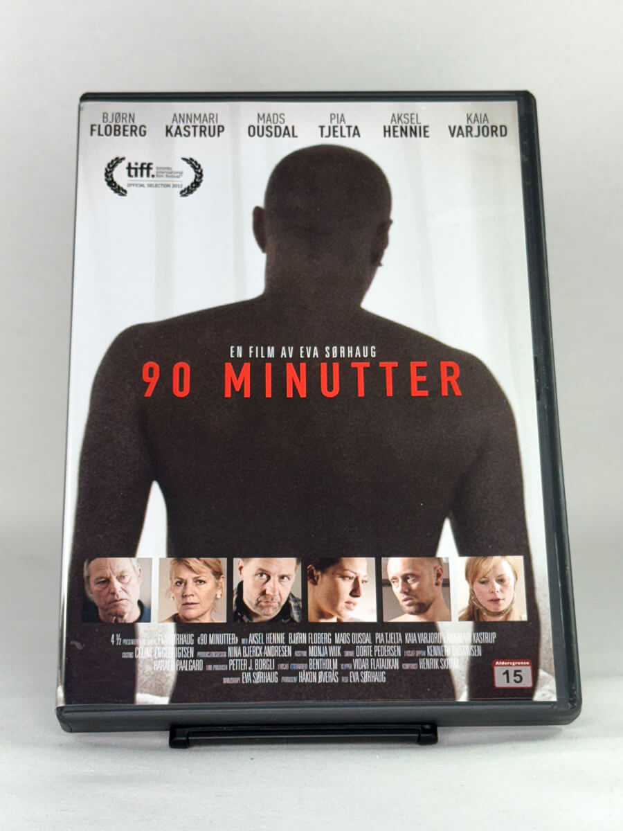 DVD-forside til filmen 90 Minutter
Originalt cover brukt for produktbilde i nettbutikken Brukbar Film