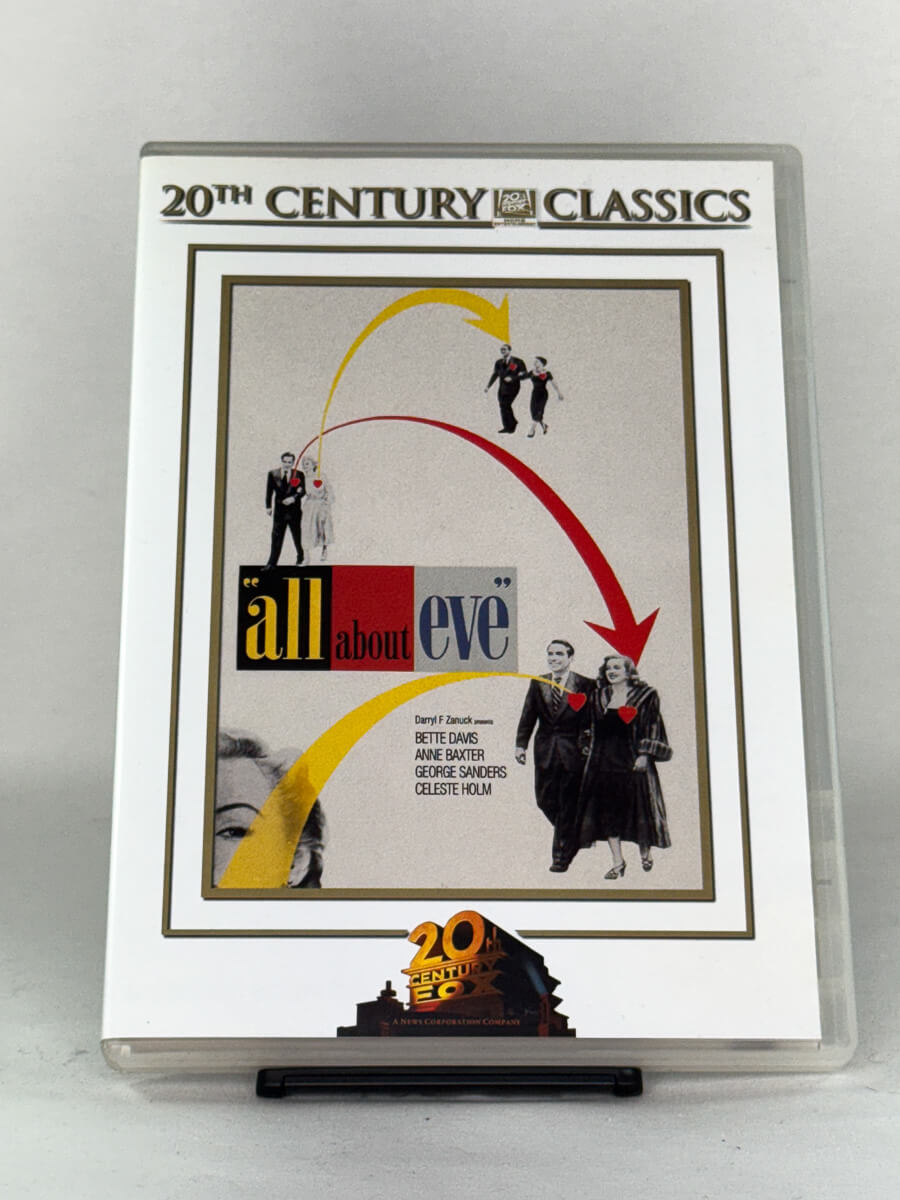 DVD-forside til filmen All About Eve 20th Century Classics
Originalt cover brukt for produktbilde i nettbutikken Brukbar Film