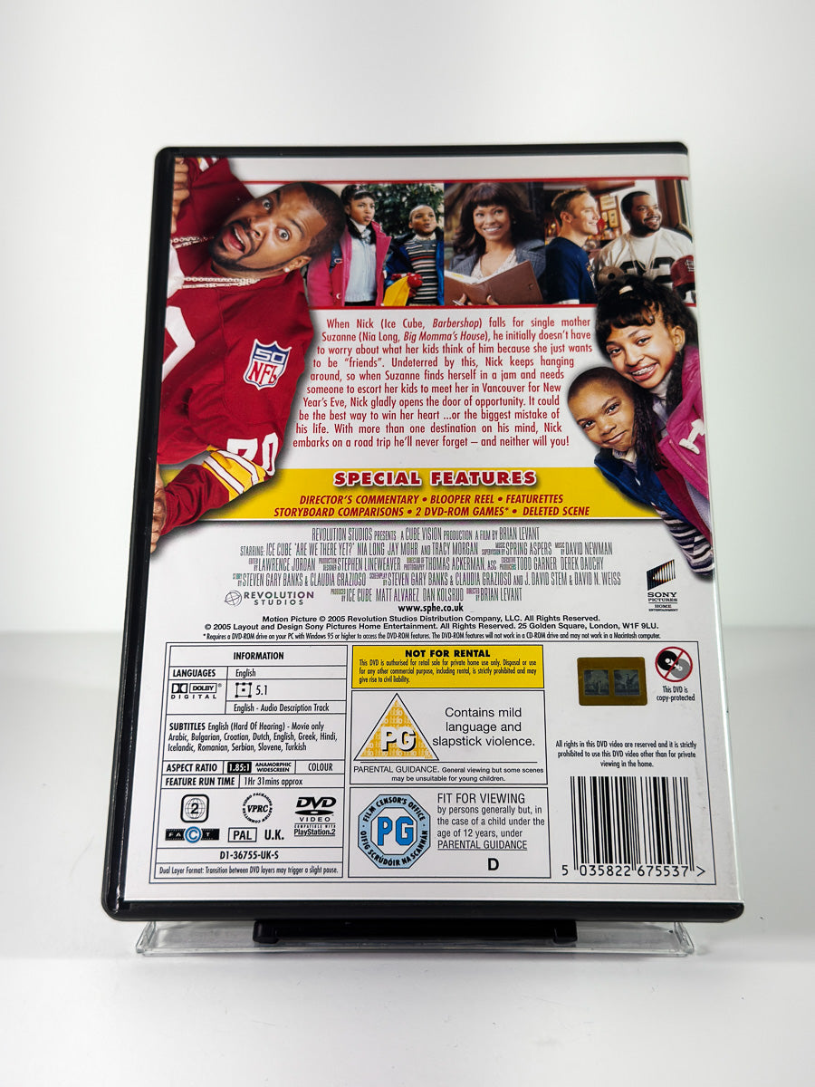 Bakside av cover til Are We There Yet? på DVD