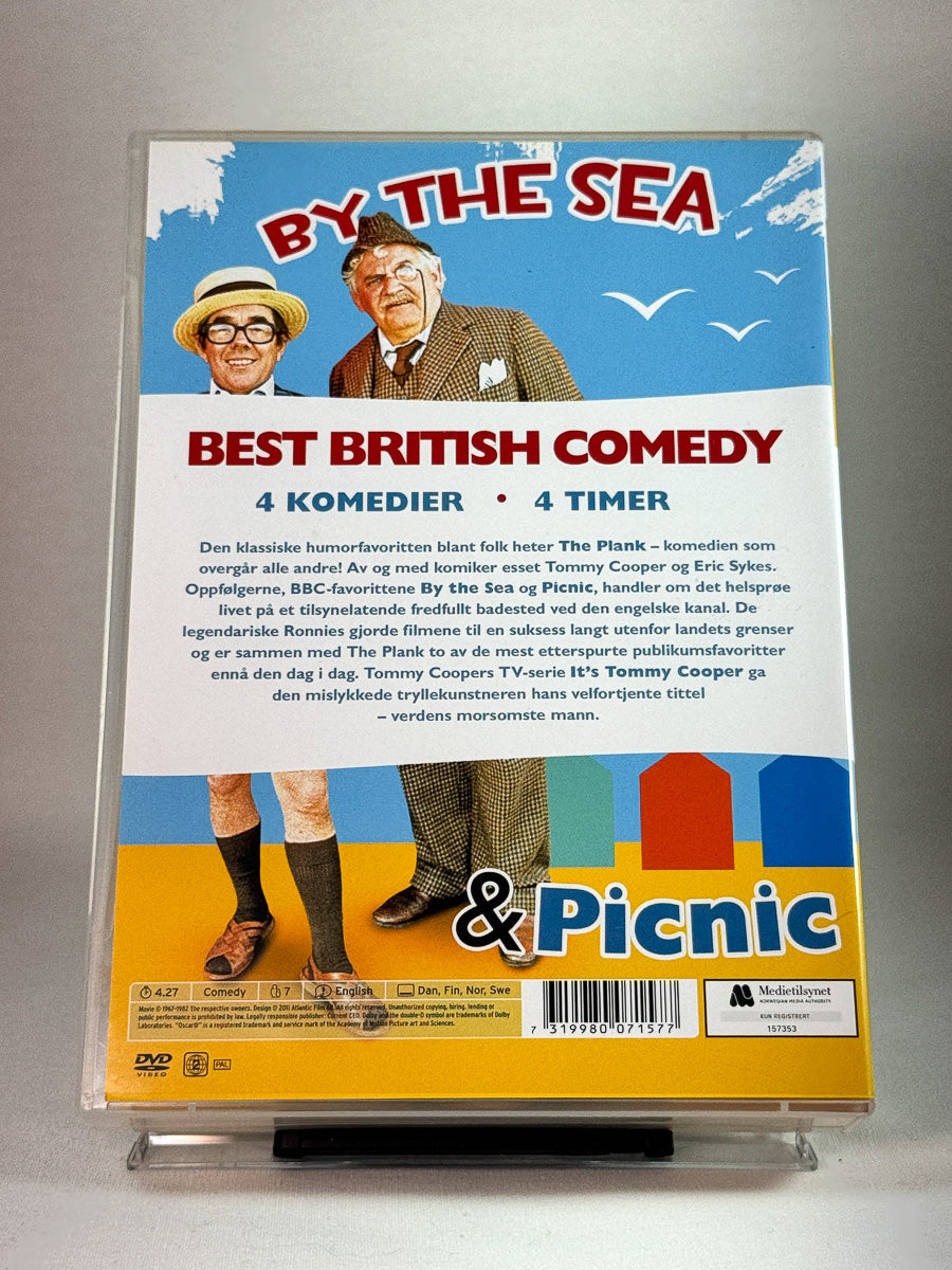 Bakside av cover til Best British Comedy, brukt DVD hos Brukbar Film