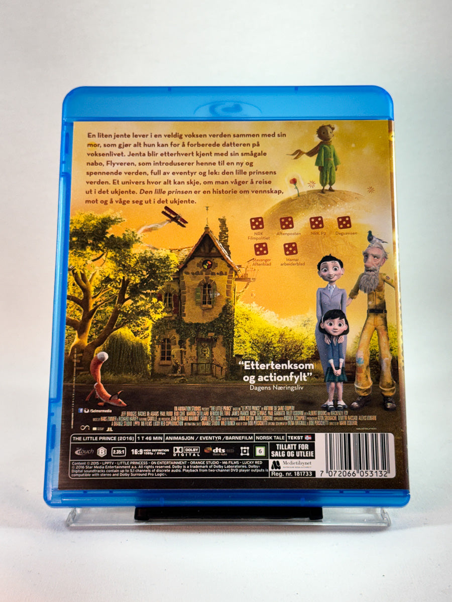 Bakside av cover til Den lille prinsen, brukt Blu-ray hos Brukbar Film