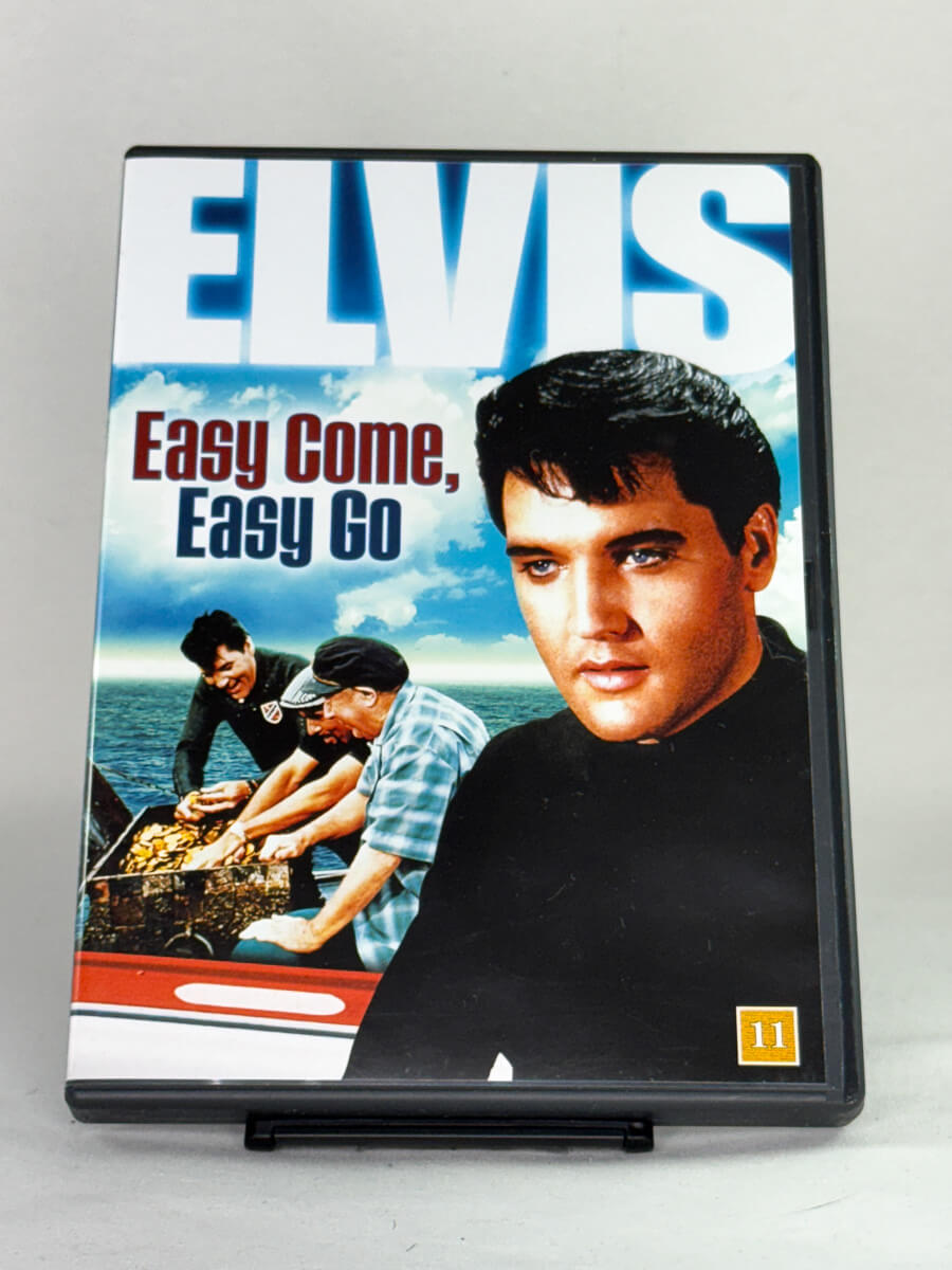 DVD-cover-forside til filmen Easy Come, Easy Go – Brukt DVD fra nettbutikken Brukbar Film