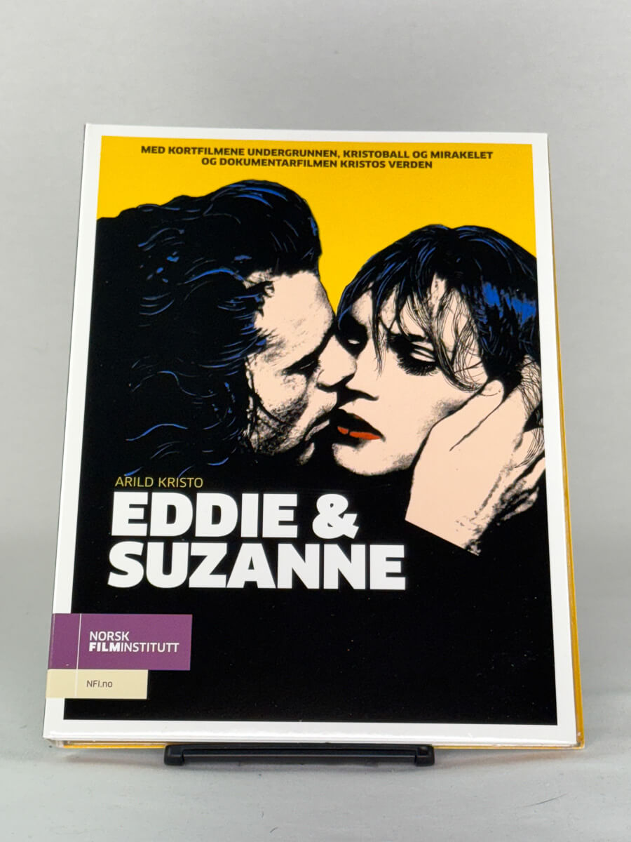 DVD-forside til filmen Eddie & Suzanne
Originalt cover brukt for produktbilde i nettbutikken Brukbar Film