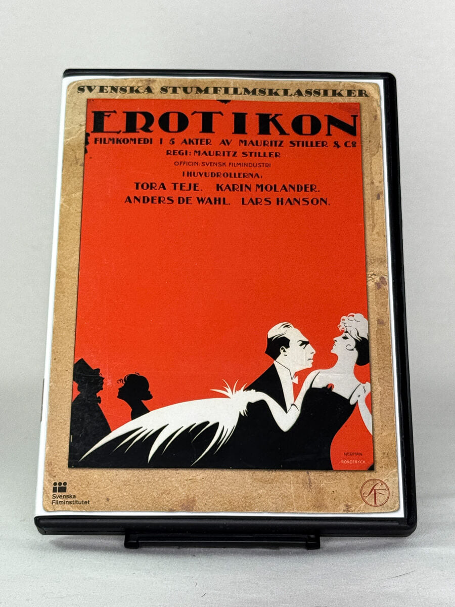DVD-forside til filmen Erotikon
Originalt cover brukt for produktbilde i nettbutikken Brukbar Film
