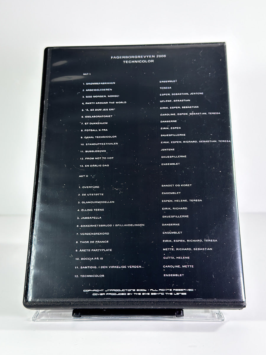 Bakside av cover til Fagerborgrevyen 2006 på DVD