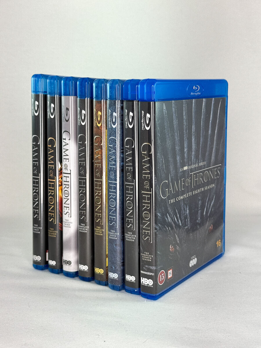 Game of Thrones – The Complete Series – hele HBOs fantasyepos samlet, brukt Blu-ray hos Brukbar Film