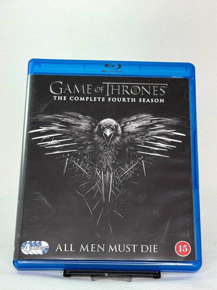Forside av Blu-raycover til Game of Thrones – Sesong 4 – den episke serien tar nye vendinger, brukt Blu-ray hos Brukbar Film