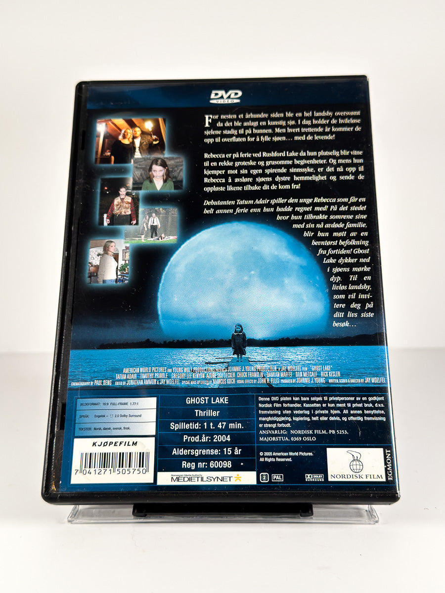 Bakside av cover til Ghost Lake på DVD
