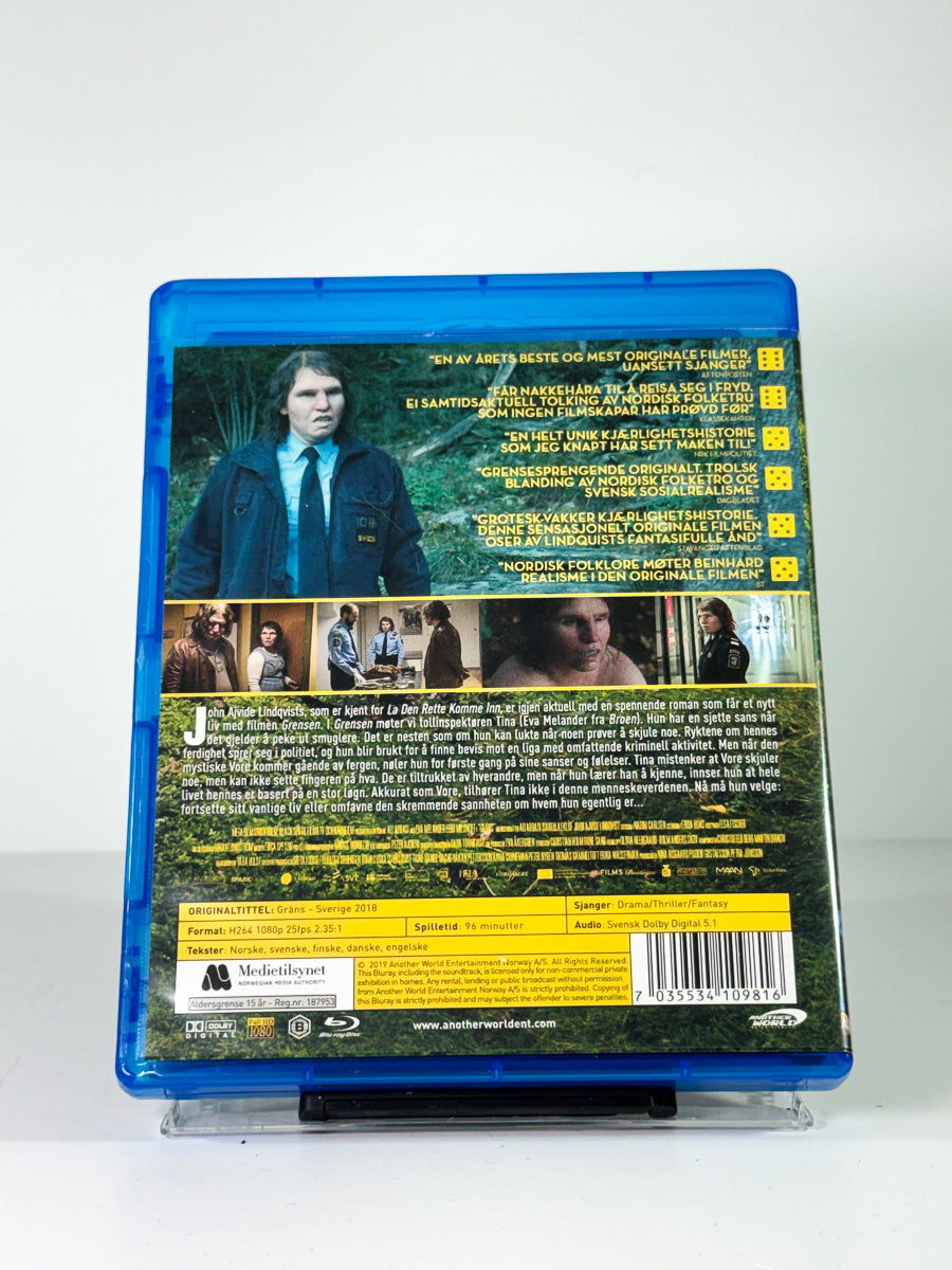 Bakside av cover til Grensen på Blu-ray