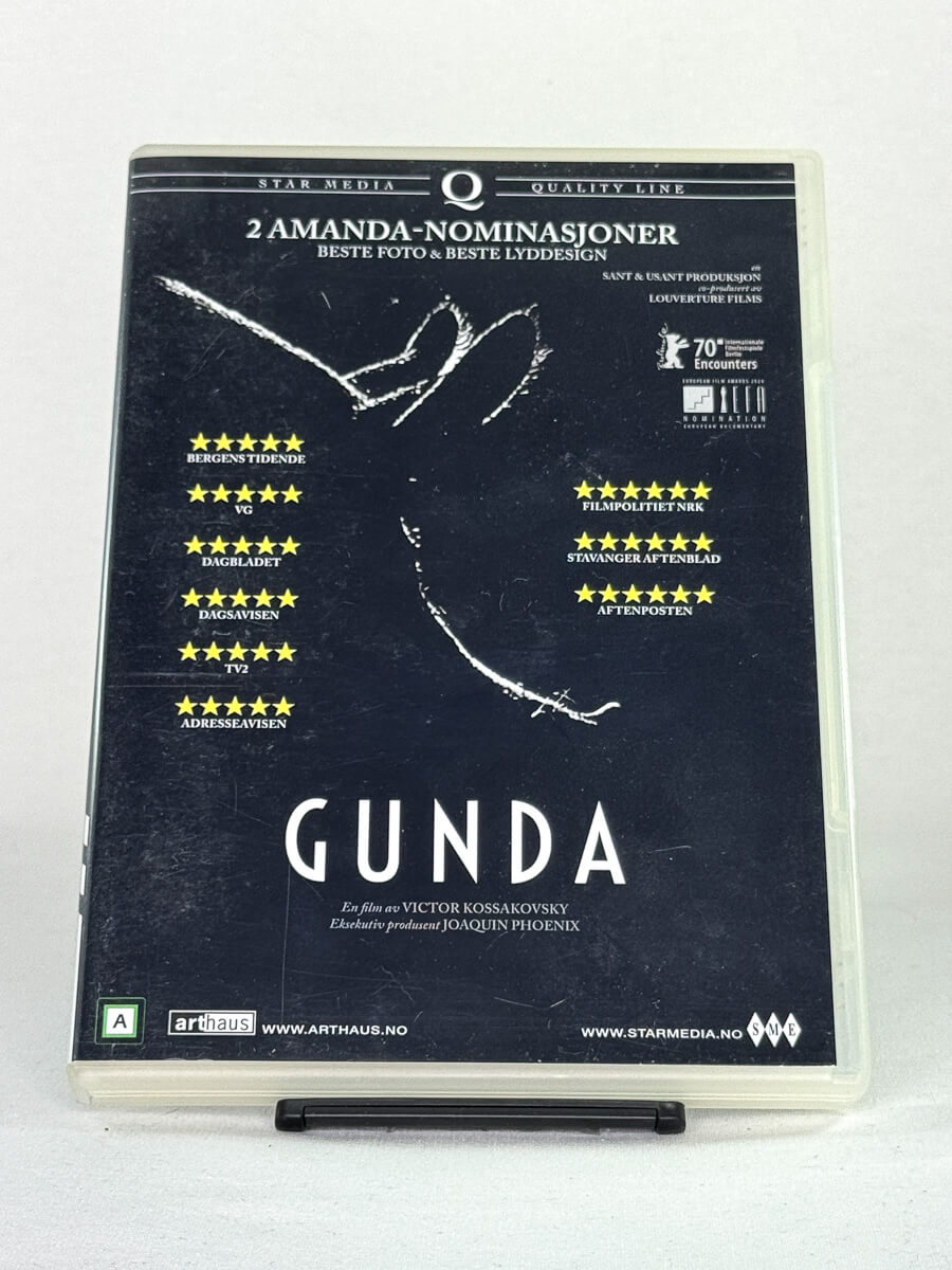 DVD-cover-forside til filmen Gunda – Brukt DVD fra nettbutikken Brukbar Film