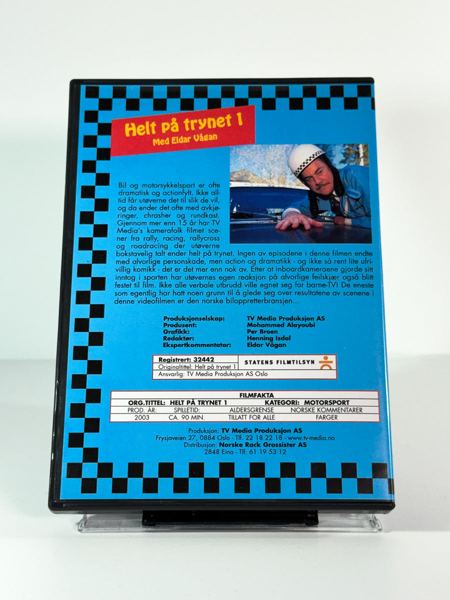 Bakside av cover til Helt på trynet 1, brukt original DVD hos Brukbar Film