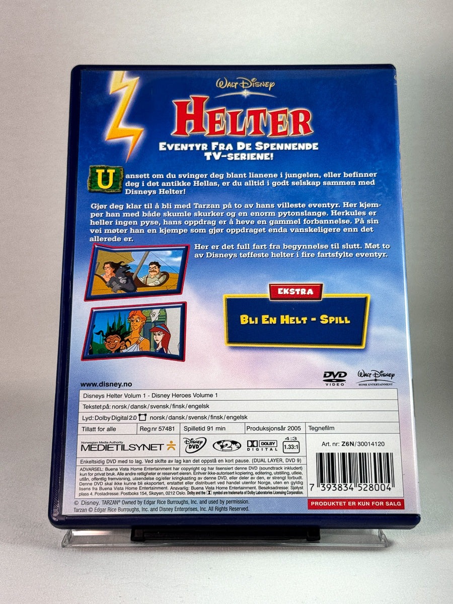 Bakside av DVD-cover til Helter – Volum 1, brukt DVD hos Brukbar Film