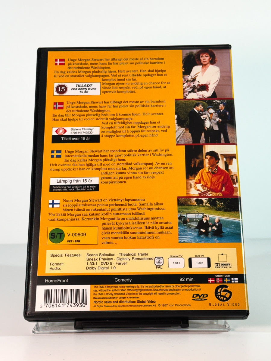 Bakside av cover til Home Front, brukt original DVD hos Brukbar Film