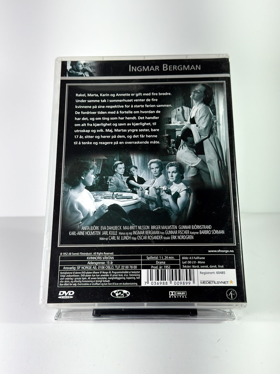 Bakside av cover til Kvinners venten på DVD
