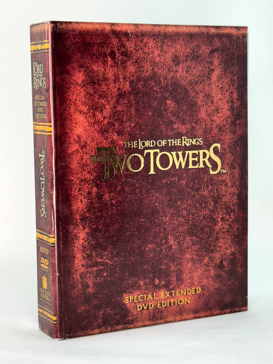Forside av The Lord of the Rings: The Two Towers – Special Extended Edition DVD, original brukt filmklassiker tilgjengelig hos Brukbar Film