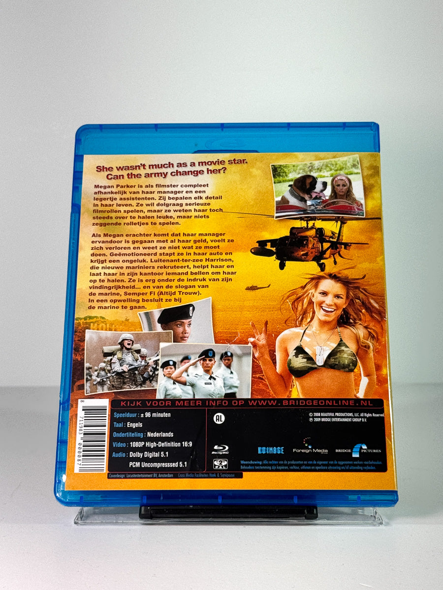 Bakside av cover til Major Movie Star på Blu-ray