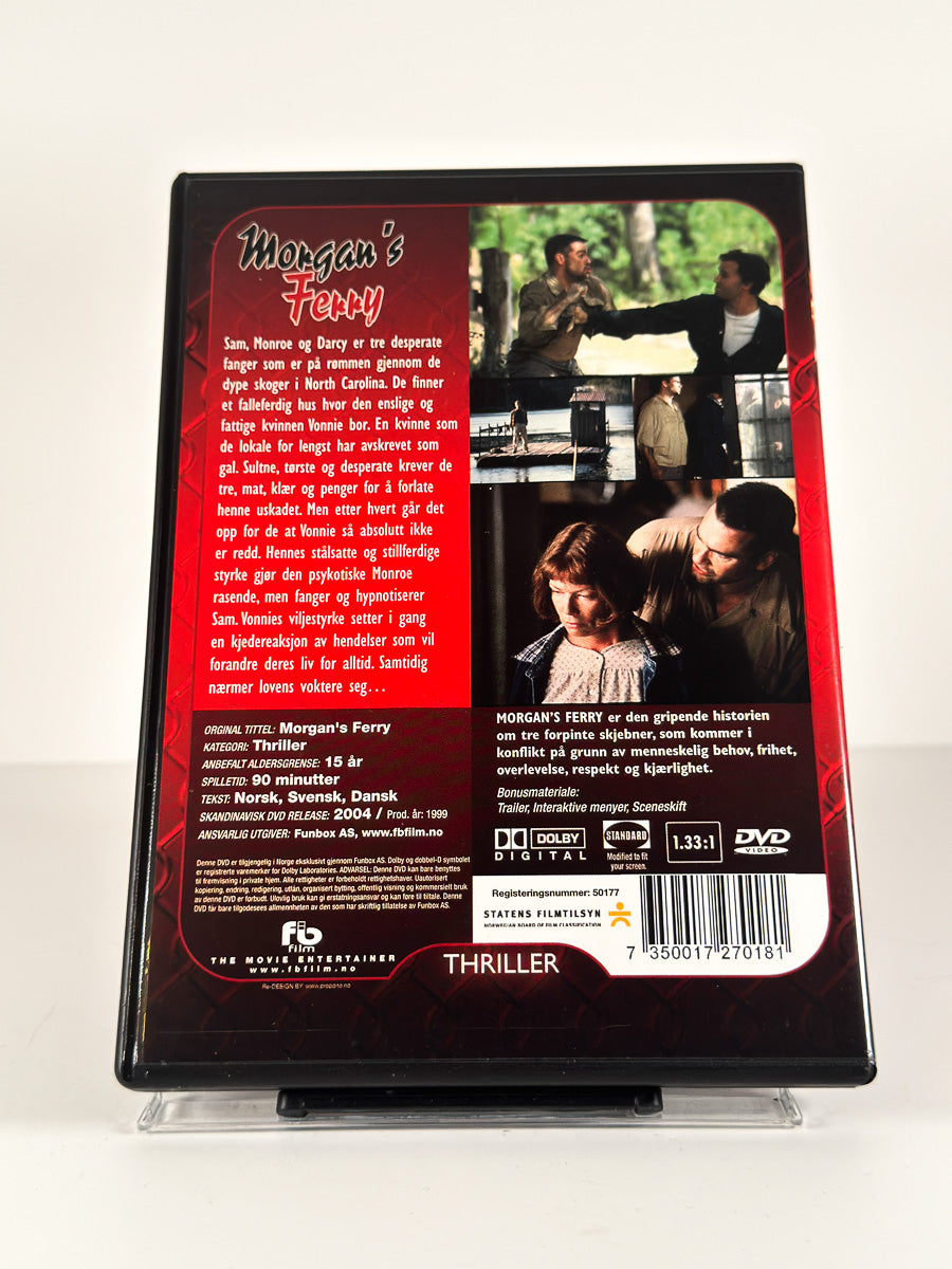 Bakside av cover til Morgan's Ferry på DVD