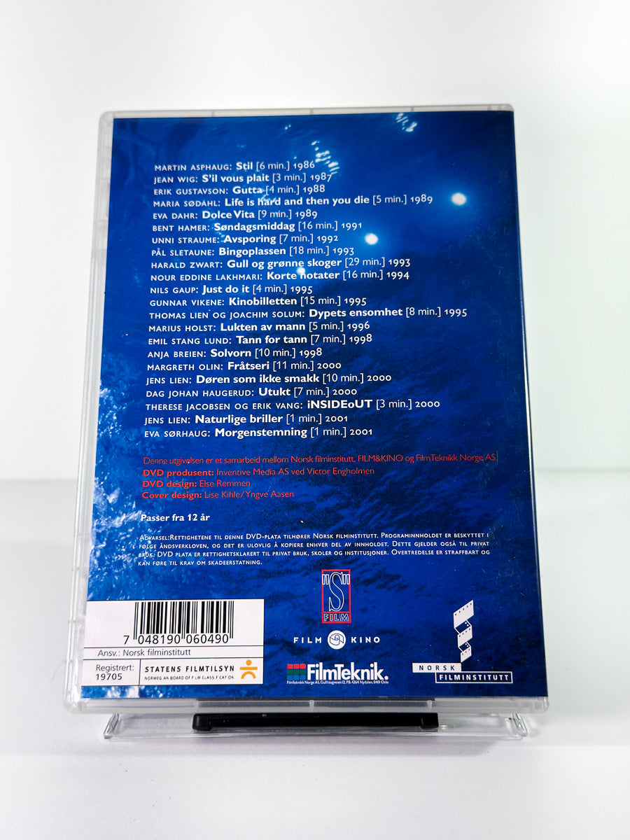 Bakside av cover til Norsk Stil, brukt original DVD hos Brukbar Film