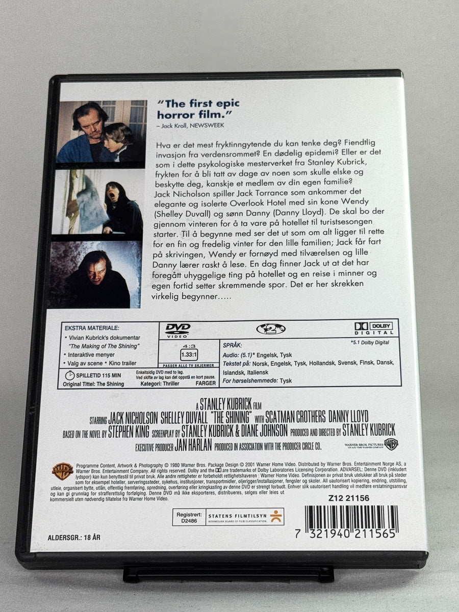 DVD-cover-bakside til filmen Ondskapens hotell – Brukt DVD fra nettbutikken Brukbar Film