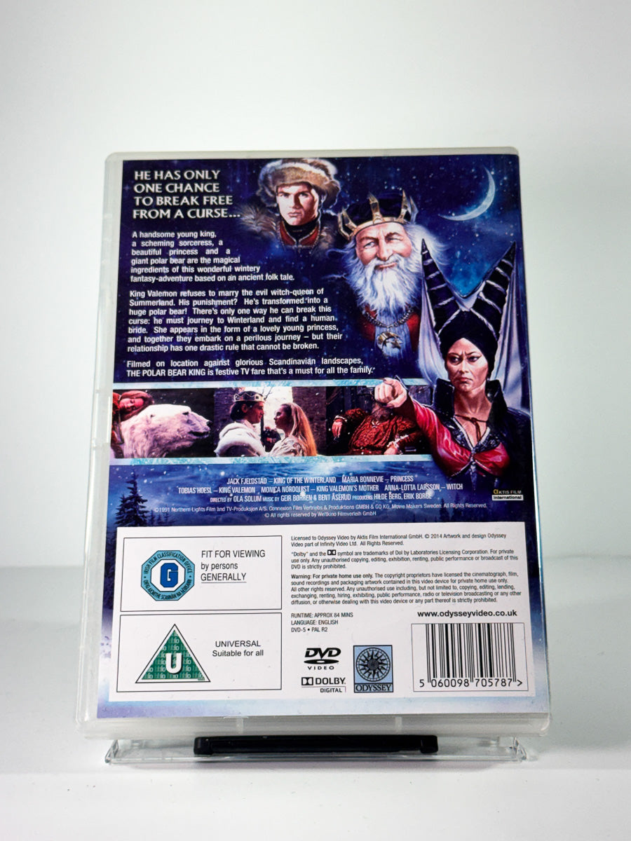 Bakside av cover til Polar Bear King, brukt DVD hos Brukbar Film