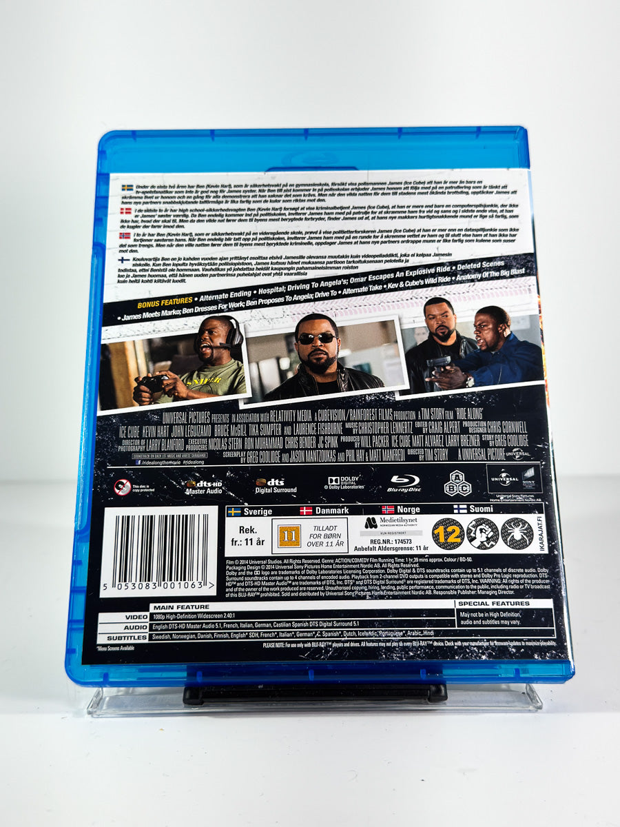 Bakside av cover til Ride Along på Blu-ray