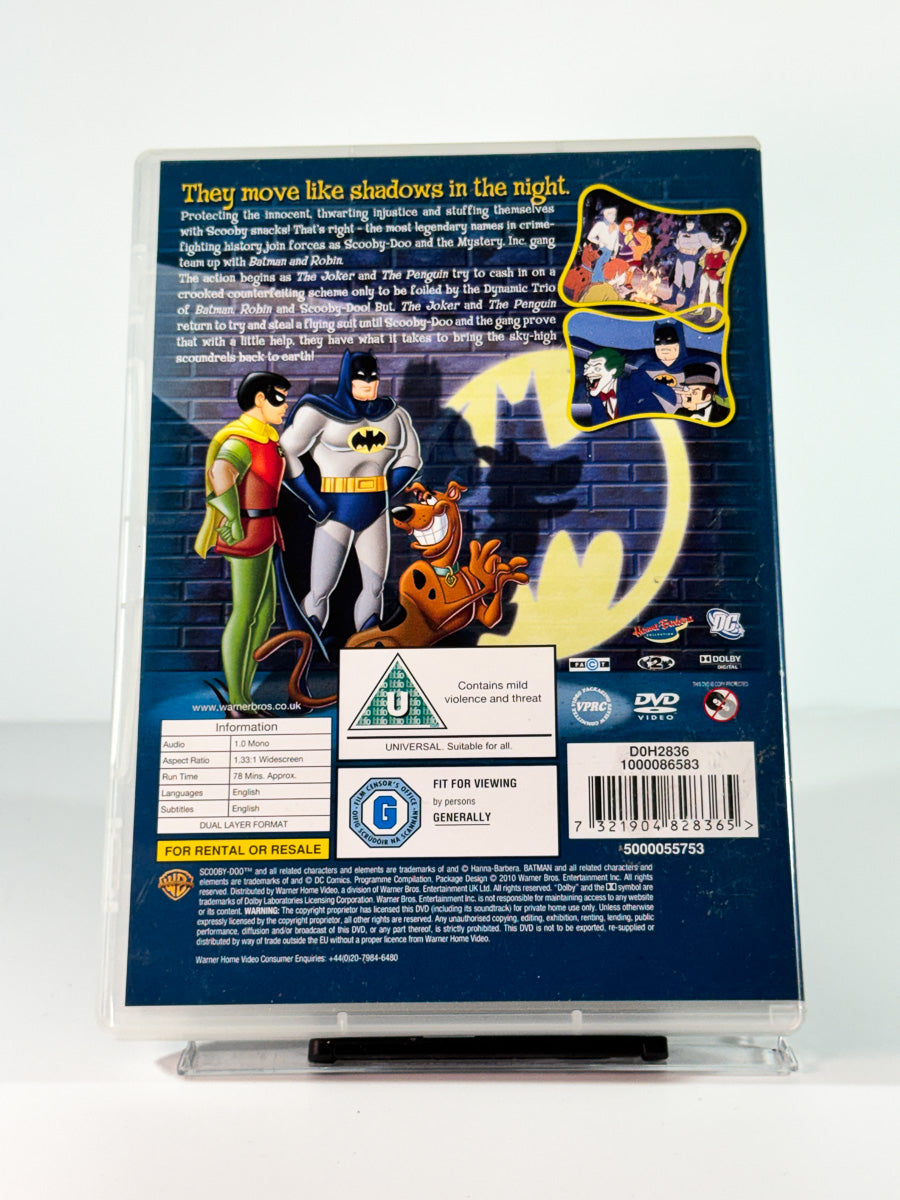 Bakside av cover til Scooby-Doo Meets Batman, brukt DVD hos Brukbar Film