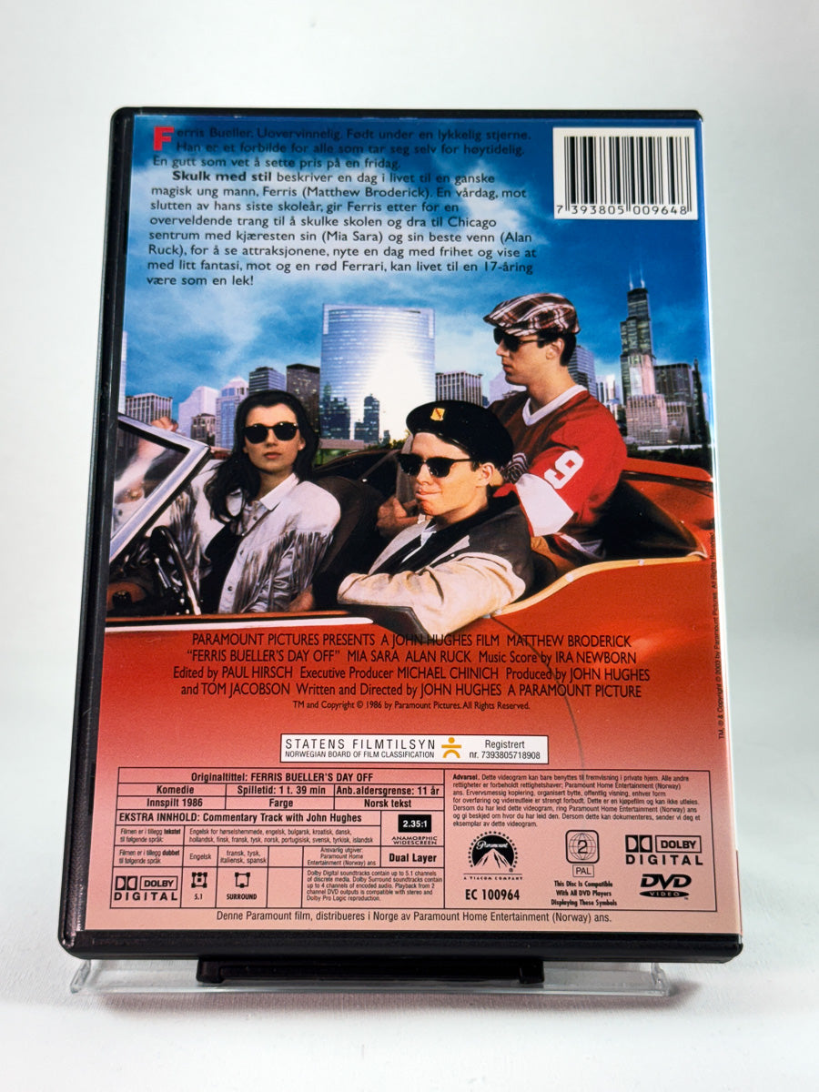 Bakside av cover til Skulk med stil, brukt original DVD hos Brukbar Film