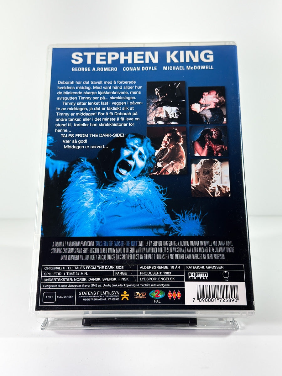 Bakside av cover til Tales from the Darkside på DVD