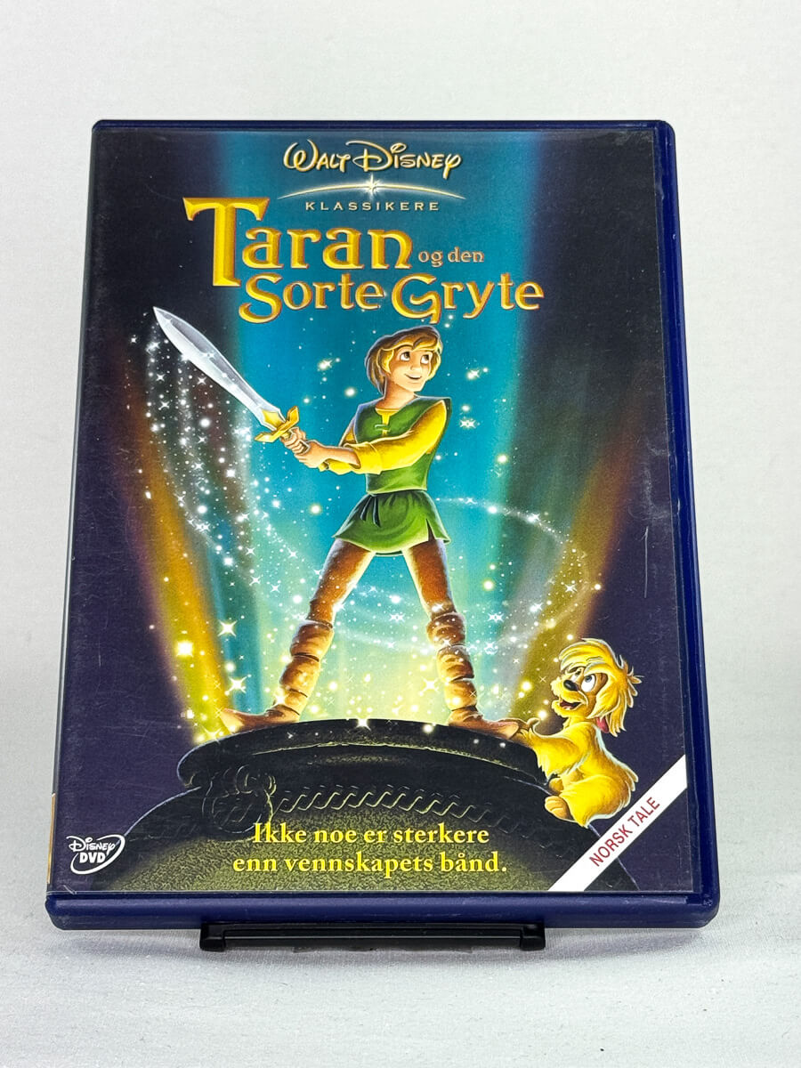DVD-forside til filmen Taran og den sorte gryte
Originalt cover brukt for produktbilde i nettbutikken Brukbar Film