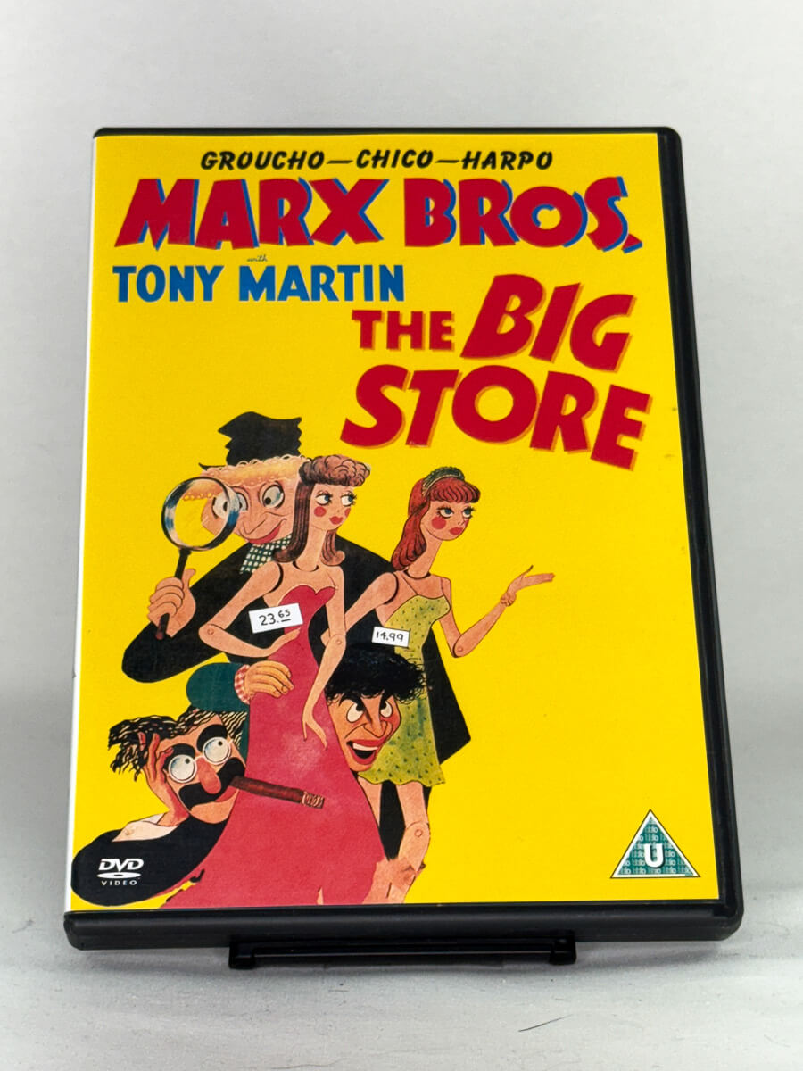 DVD-cover-forside til filmen The Big Store – Brukt DVD fra nettbutikken Brukbar Film