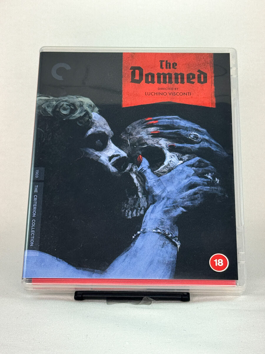 Brukt Blu-ray-film The Damned – forside av filmcover, kjøp original brukte Blu-ray og DVD-filmer i klassiker- og kultsjanger hos Brukbar Film
