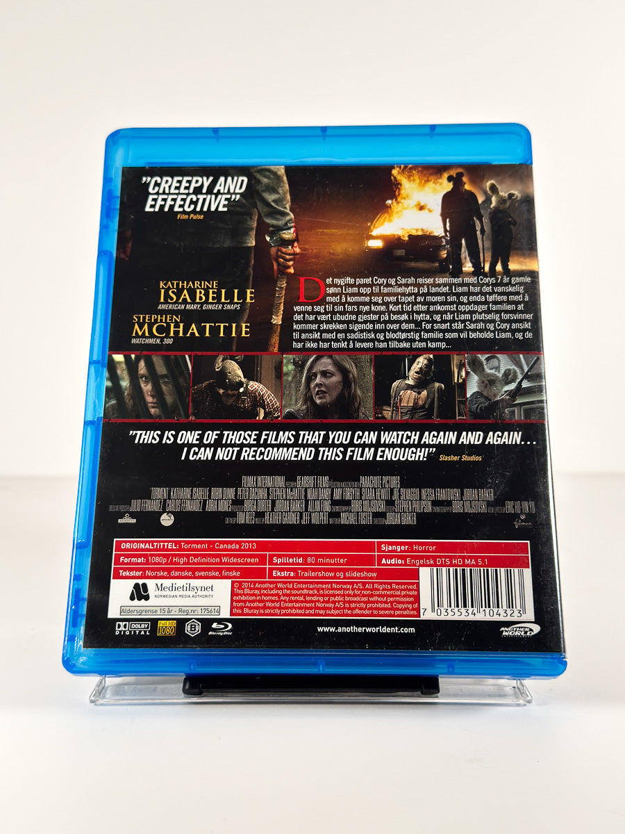 Bakside av cover til Torment på Blu-ray