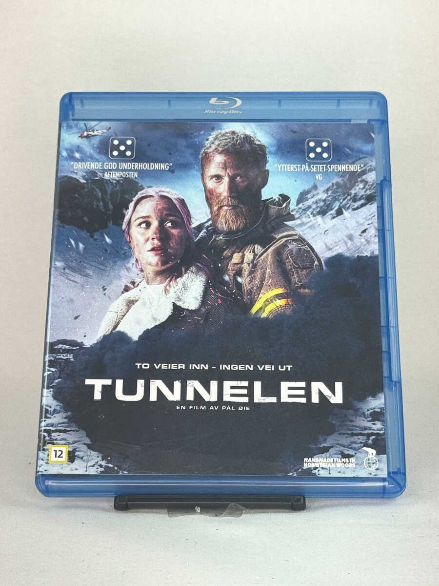 Brukt Blu-ray-film Tunnelen – forside av filmcover, kjøp spenningsfilmer på Blu-ray hos Brukbar Film