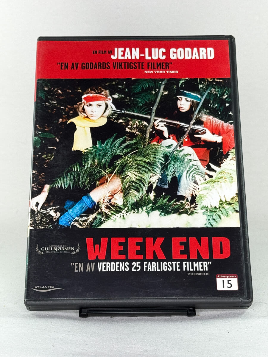 DVD-cover-forside til filmen Weekend – Brukt DVD fra nettbutikken Brukbar Film