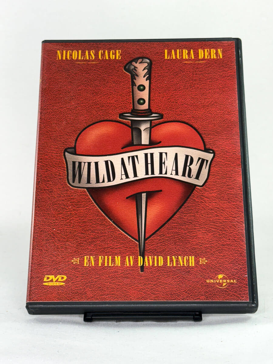 DVD-forside til filmen Wild at Heart
Originalt cover brukt for produktbilde i nettbutikken Brukbar Film