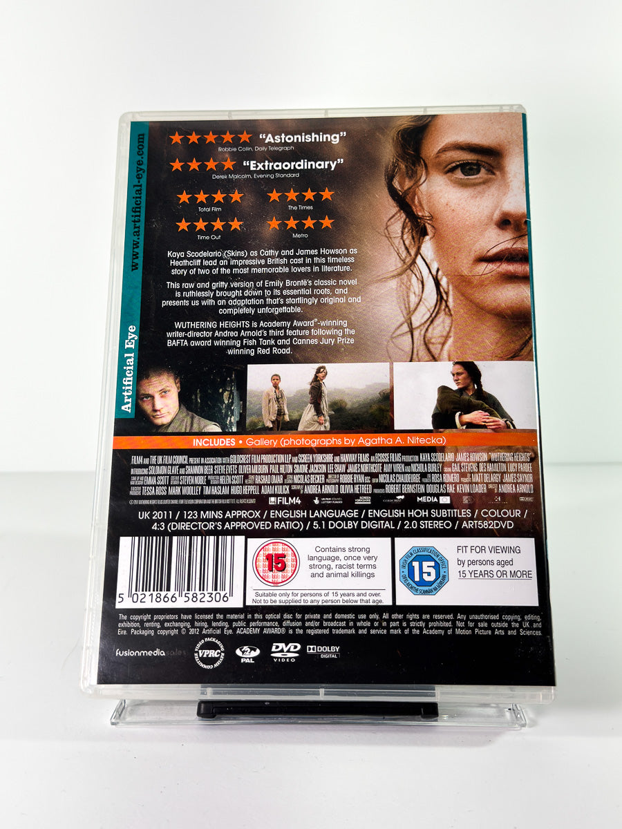 Bakside av cover til Wuthering Heights, brukt original DVD hos Brukbar Film