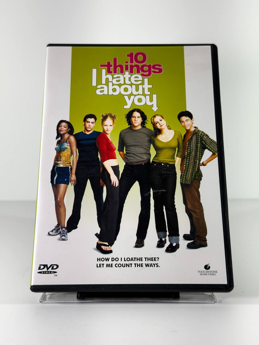 Forside av cover til 10 Things I Hate About You på DVD