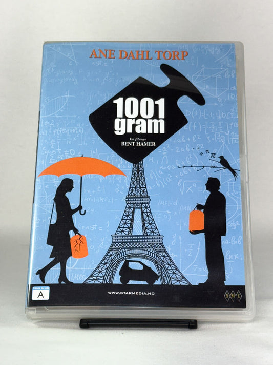 DVD-forside til filmen 1001 Gram
Originalt cover brukt for produktbilde i nettbutikken Brukbar Film