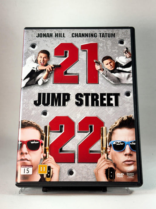 Forside av cover til 21 Jump Street / 22 Jump Street, brukt DVD hos Brukbar Film