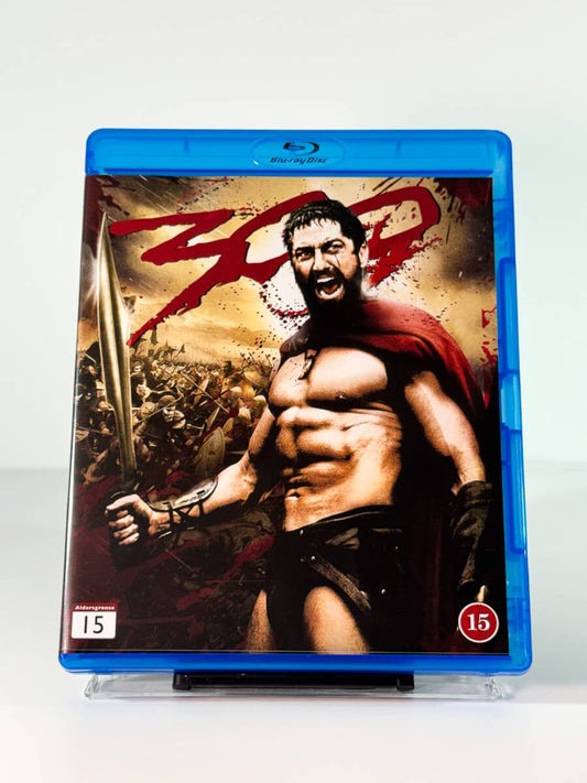 Forside av cover til 300 på Blu-ray, bruktfilm hos Brukbar Film