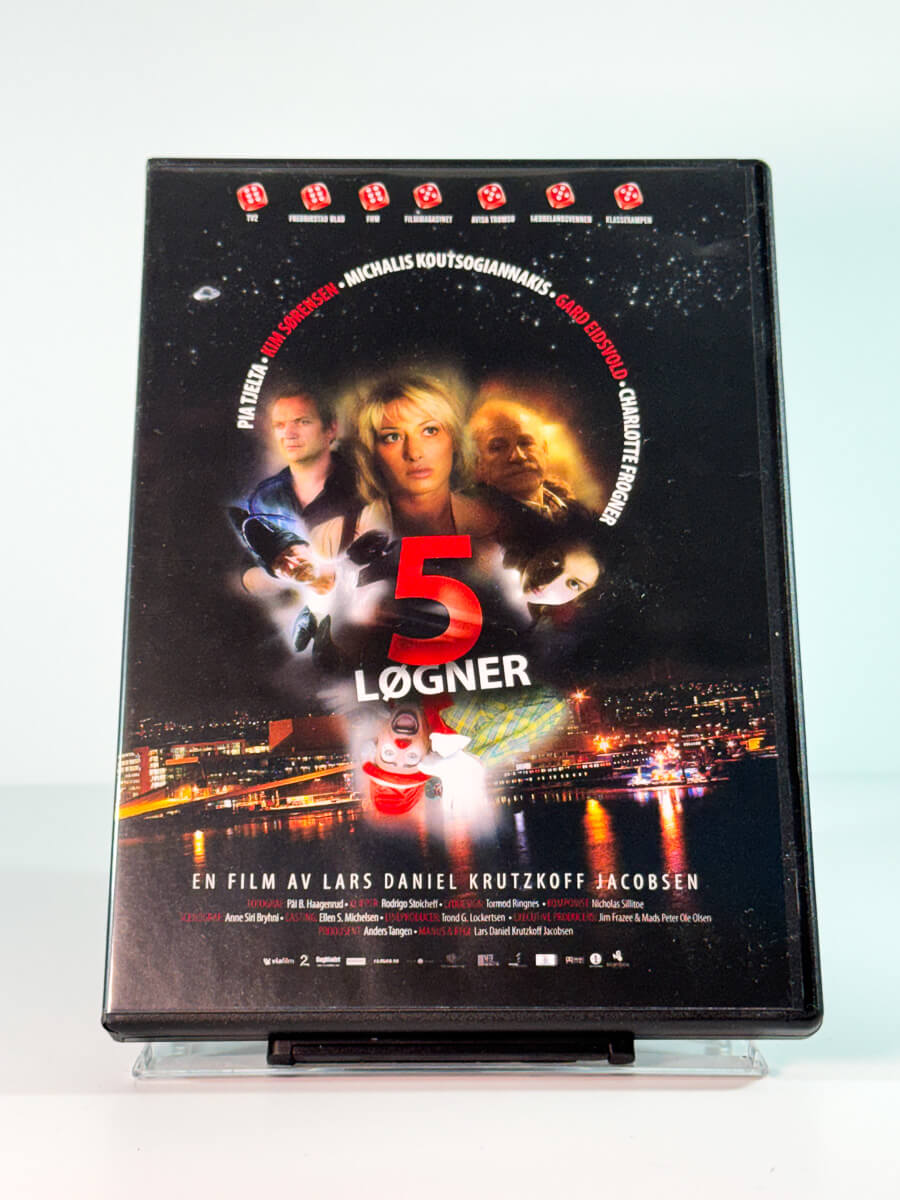 Forside av cover til 5 Løgner, brukt DVD hos Brukbar Film