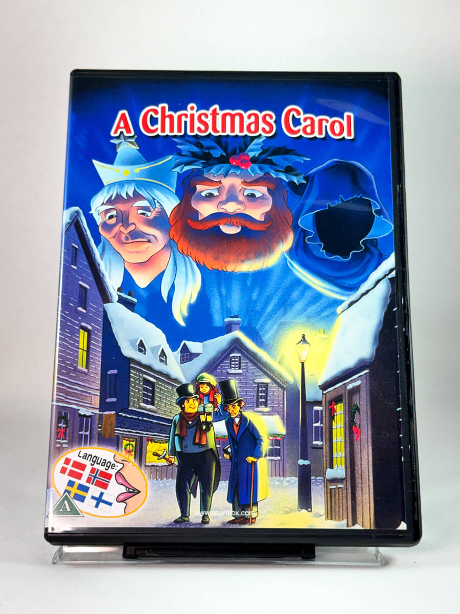 Forside av DVD-cover til A Christmas Carol, bruktfilm hos nettbutikken Brukbar Film