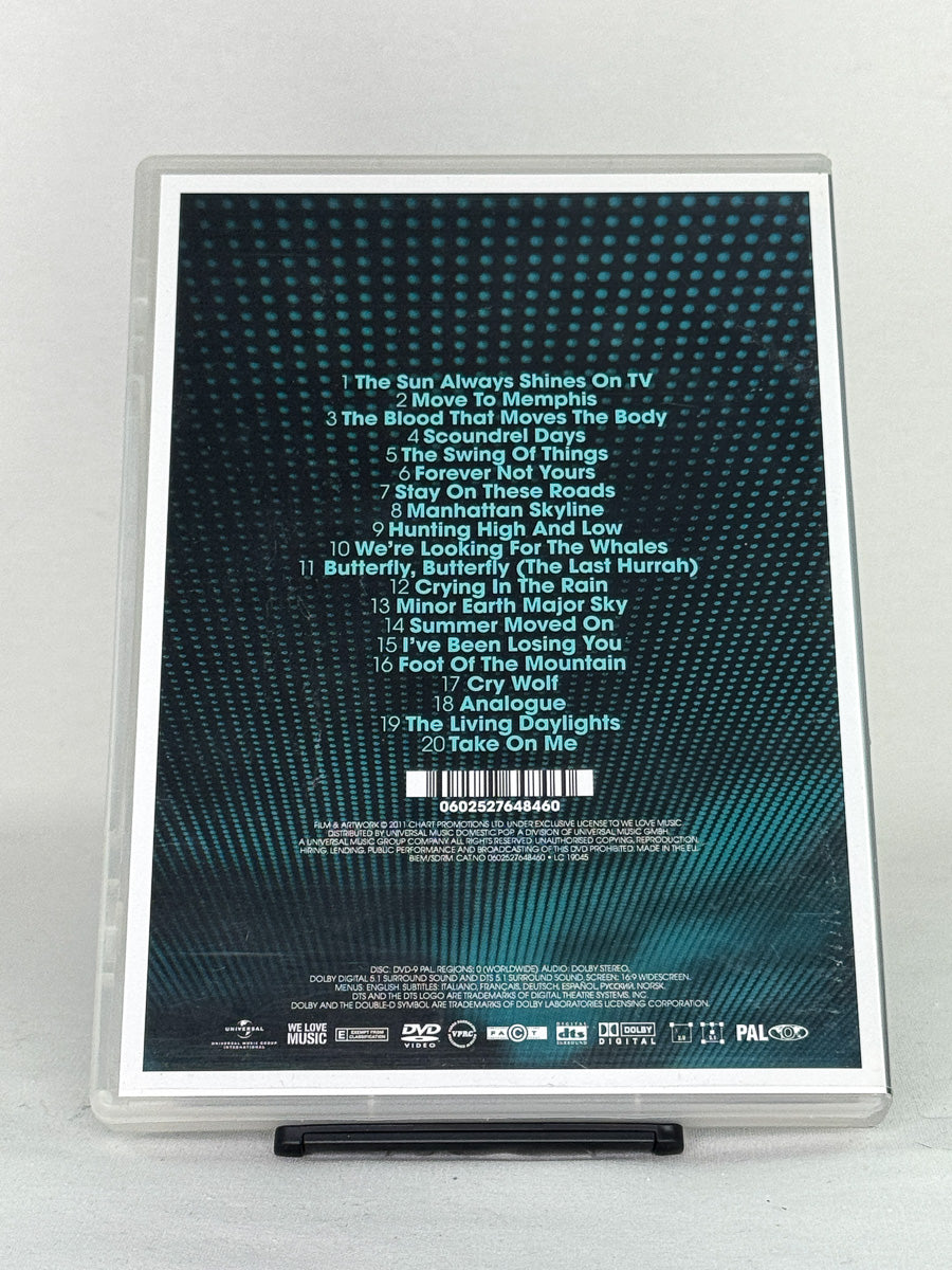 DVD-bakside til filmen A-ha: Ending on a High Note – The Final Concert
Baksiden viser info, spesifikasjoner og eventuell ekstratekst – produktbilde fra nettbutikken Brukbar Film