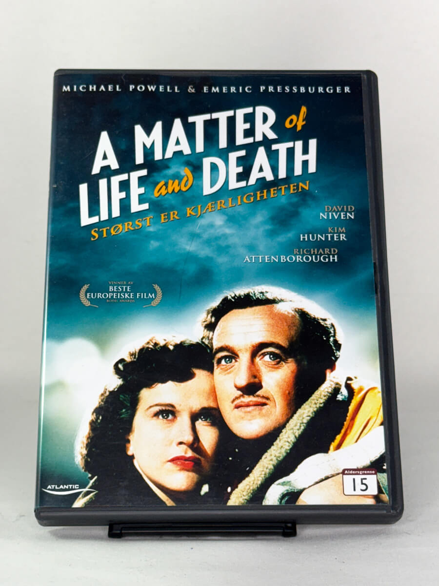 DVD-forside til filmen A Matter of Life and Death
Originalt cover brukt for produktbilde i nettbutikken Brukbar Film