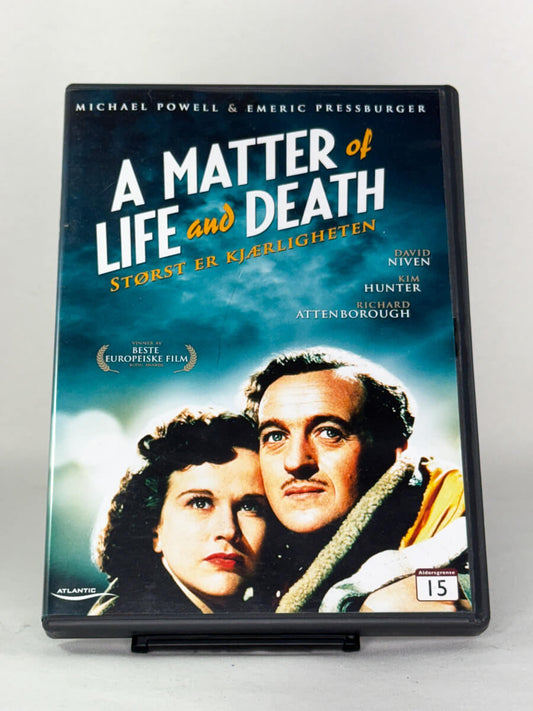 DVD-forside til filmen A Matter of Life and Death
Originalt cover brukt for produktbilde i nettbutikken Brukbar Film