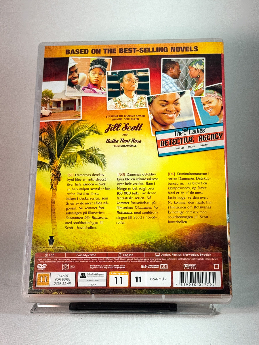 Bakside av DVD-cover for A Real Botswana Diamond, brukt original DVD hos Brukbar Film