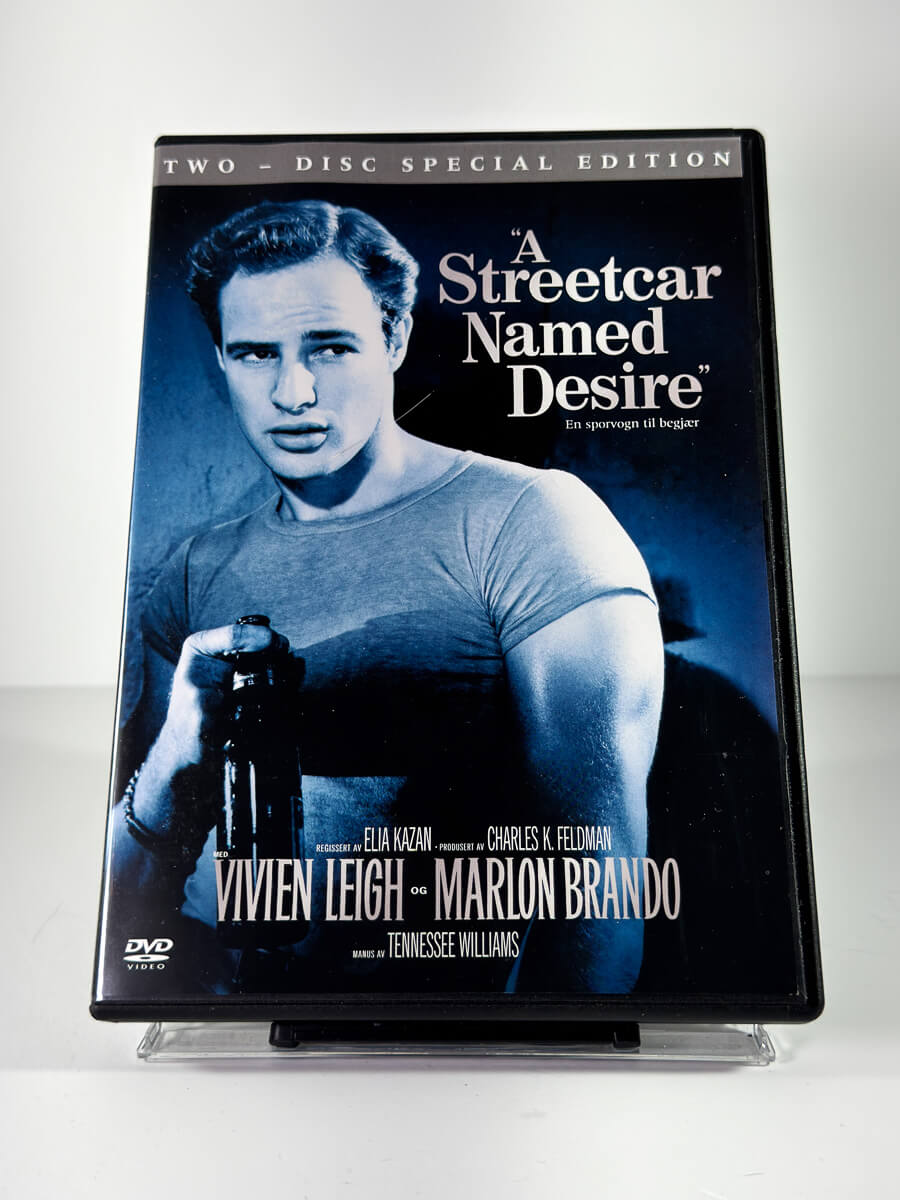 Forside av cover til A Streetcar Named Desire – En sporvogn til begjær på DVD