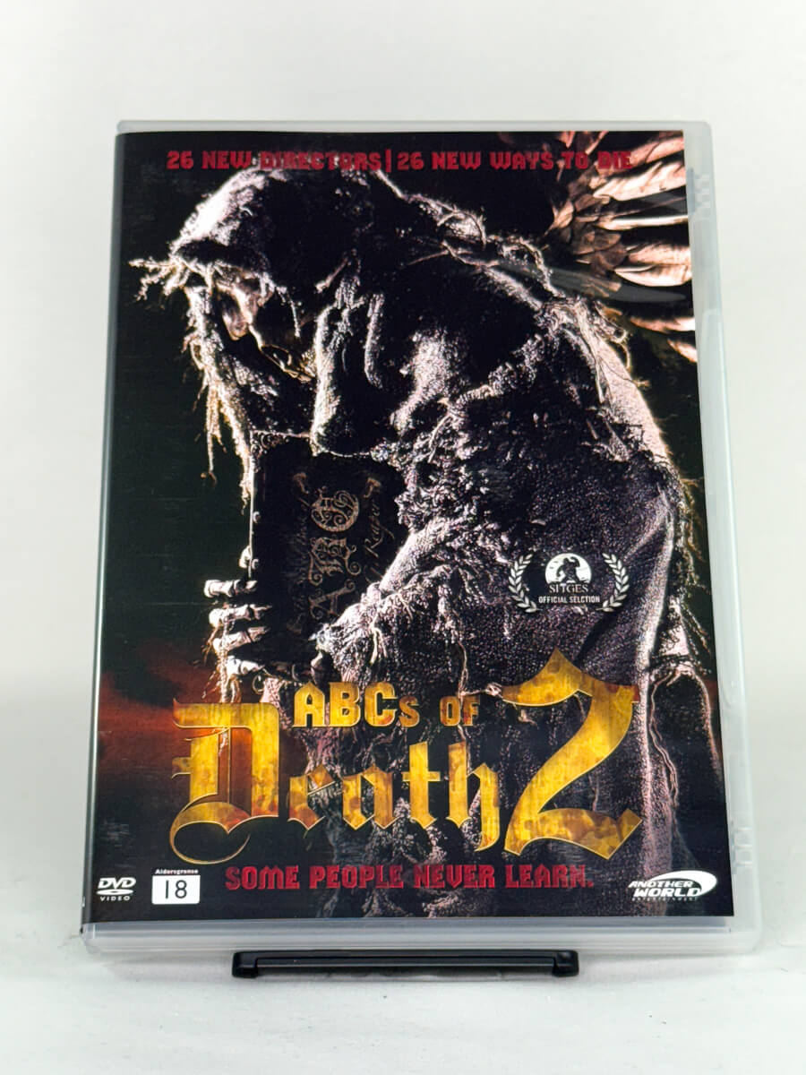DVD-forside til filmen ABCs of Death 2
Originalt cover brukt for produktbilde i nettbutikken Brukbar Film