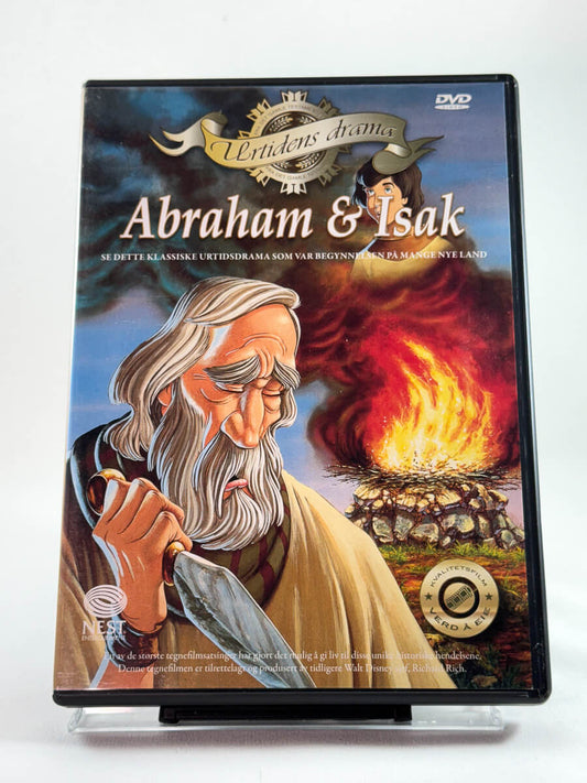 Forside av DVD-cover til Abraham & Isak, bruktfilm hos nettbutikken Brukbar Film
